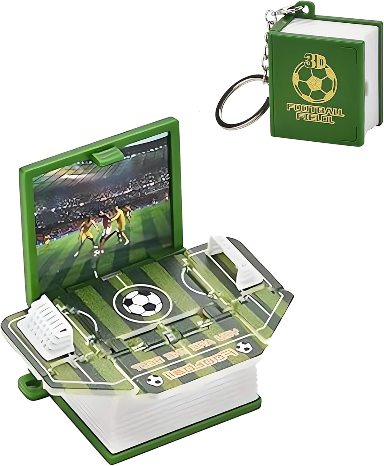 Pop-Up Book Keychain For Kids Mini Backpack Keychains, 3D Folding Keychains For Children Gift