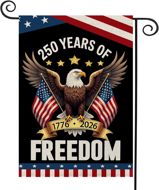 250 Years America Garden Flag