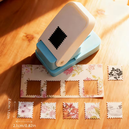 1X0.8inch Rectangular Postage Stamp Punch Ware