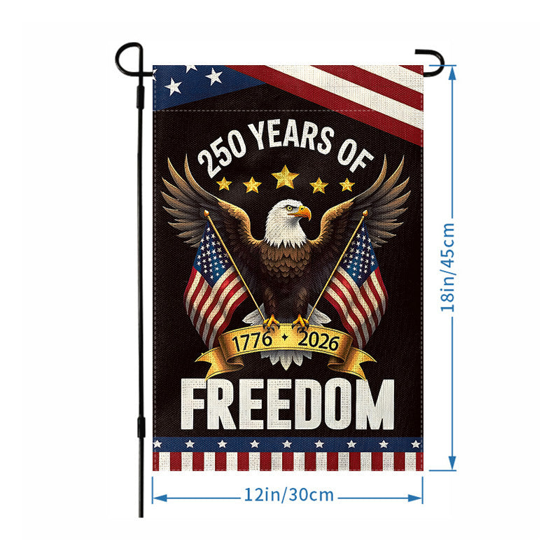 250 Years America Garden Flag
